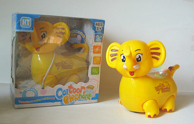 兒童電動(dòng)玩具燈光音樂(lè)電動(dòng)萬(wàn)向卡通大象萬(wàn)向車玩具 孩子們的歡樂(lè)伙伴